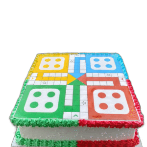 Ludo Theme Cake